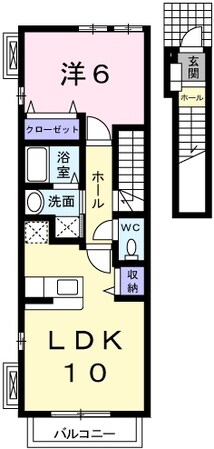 マルベリーＡの物件間取画像